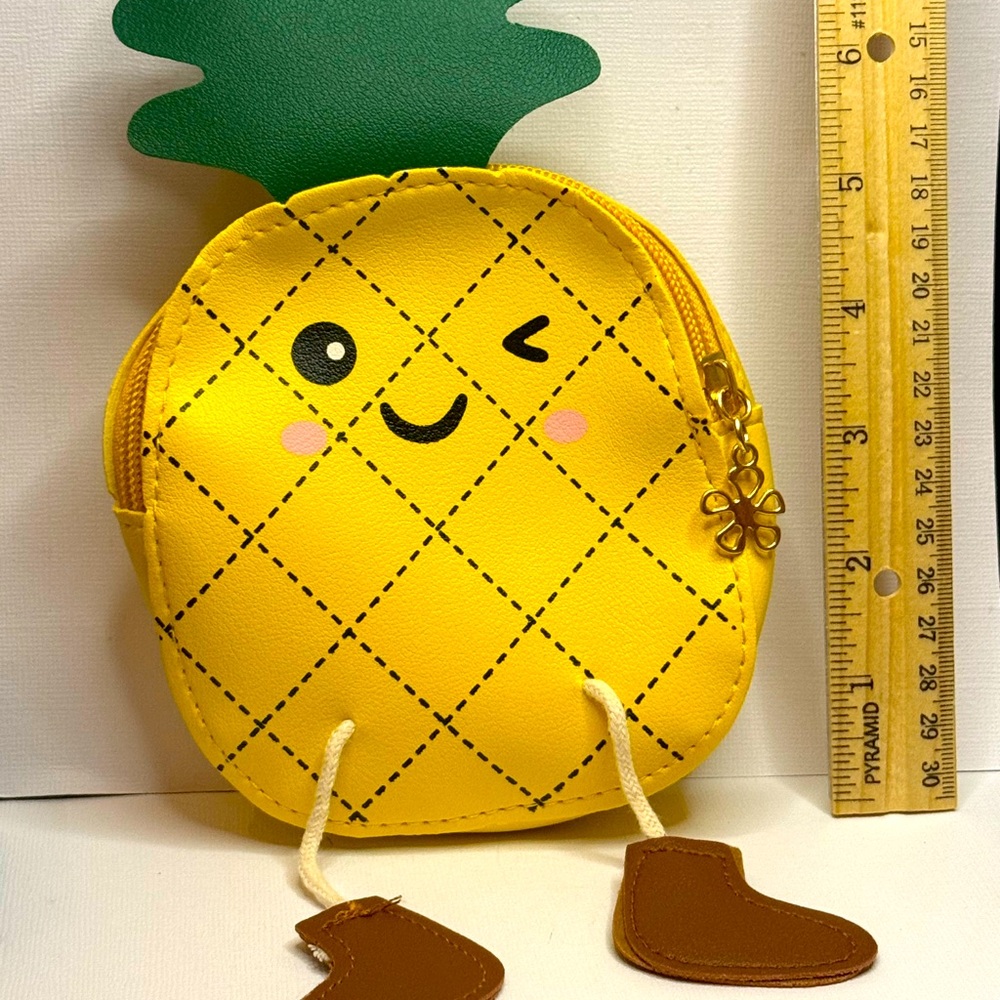 Pineapple Purse, Fruit Purse, Funny Food Bag, Cute Purse, Pineapple Bag, Gift